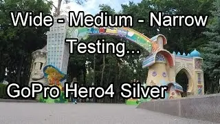 GoPro Hero 4 FOV Comparison Test - Wide, Medium, & Narrow (Field of View Settings)