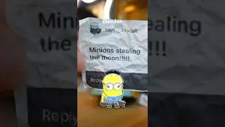 What should I model next? 🤔💛#3dmodel #blender3d #3dmodel #posterart #photoshop #magazine #minions
