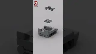LEGO Mini Tank 7 Satisfying Building Animation 
