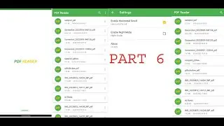 How to create PDF Reader App in Android Studio - Part 6