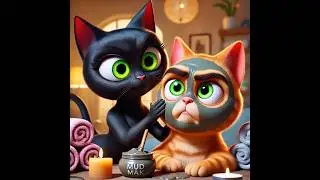 George has a Spa day #catmemes #catstory #cat #chatgpt #aigenerated #ai