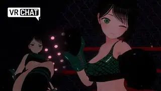 Cute girl shows her tough side✊ VRchat POV BOXING