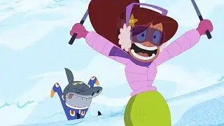 ZIG AND SHARKO ❄️ MARINA ON SKI (SEASON 1) New episodes | Cartoon for kids