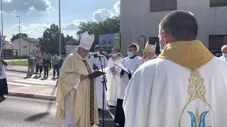 Blagoslov kipa sv. Nikolaja in trga pred stolnico