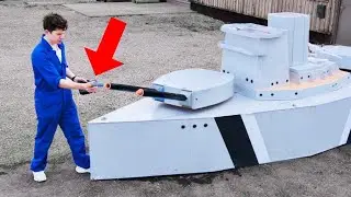 Building a Supersized RC Battleship (with cannons!)