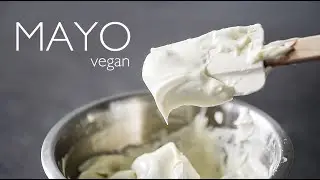 THICK vegan Mayo Recipe made from CHICKPEAS (aquafaba)!
