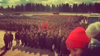 Выступление Романа Будникова на акции Первого канала 