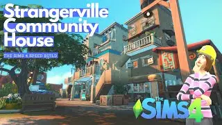 Strangerville Community House for poors || The Sims 4 Speed Build || No CC