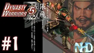 Let's Play Dynasty Warriors 5 Zhang Fei (pt1) Battle of Hu Lao Gate