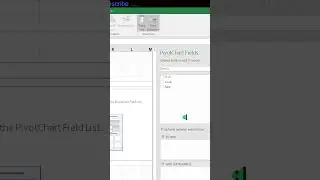 CONVERT PIVOT TABLE INTO PIVOT CHART | MICROSOFT EXCEL | DATA ANALYSIS