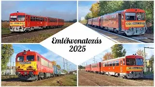 Emlékvonatozás a 37-es vasútvonalon 2025.