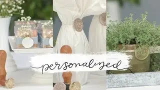 3 Easy Favors Using Wax Seals | Personalized | Martha Stewart Weddings