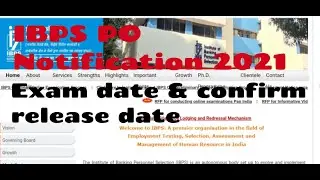 Ibps po 2021 notification release date || ibps po notification 2021 || ibps po preparation 2021
