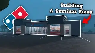 Building a Dominos Pizza in Roblox Bloxburg