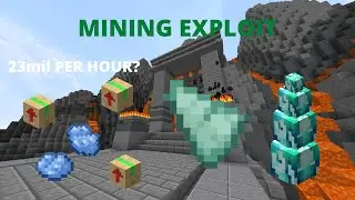 I accidentally discovered a Broken mining EXPLOIT in Hypixel Skyblock?!