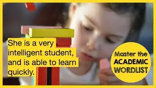 Master the Academic Word List: improve your Academic English vocabulary