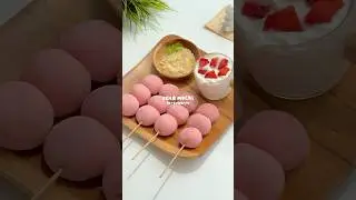 resep sate mochi strawberry!🍓 #shorts