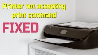 FIX Printer not accepting print command