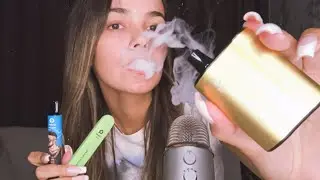 АСМР Вейп Пробуем Подики Qvant 💨 ASMR Vaping / Cloud Therapy