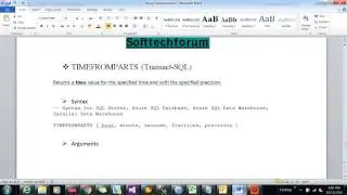 Date Functions in SQL SERVER Part IV || SMALLDATETIMEFROMPARTS, SYSDATETIME, TIMEFROMPARTS Functions