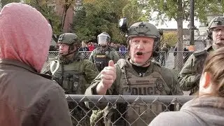 Antifa, BLM, and Heavy Police Presence at White Lives Matter Rally / Counter-Protest