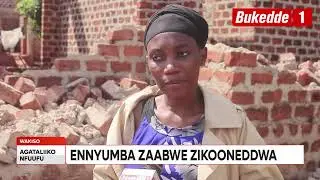 Agataliikonfuufu:  Ab'ebibanja balajaana  Ennyumba zaabwe zikooneeddwa Emmere nayo nesaanyizibwaawo