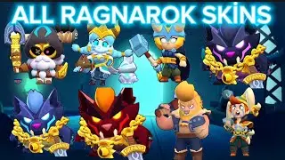 ALL RAGNAROK SKİNS,PİNS,SPARYS#trend #brawlstars #ragnarok #games#brawlpass#oyun