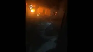 عقب استهدافه من قبل الاحتلال.. اشتعال النيران في مسجد أبو بكر الصديق بمخيم الفارعة بالضفة الغربية