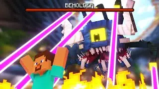 i made the BEHOLDER in #minecraft  [Mythicmobs x Modelengine]
