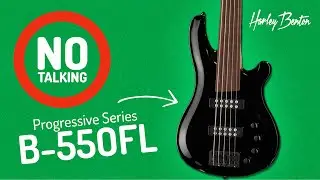 Harley Benton - No Talking - B-550FL - Modern Fretless -  Just Playing