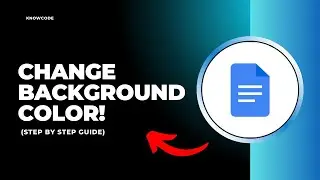 How to change the color of the background in Google Doc - Full Guide