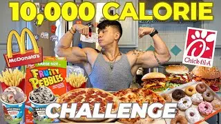 ATTEMPTING to EAT 10,000 CALORIES in LESS THAN 24 HOURS!