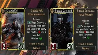 Eristede Kell Warlord Idea and cards || The Horus Heresy: Legions