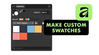 How to Make Custom Swatches in Affinity (For Photoshop Users)