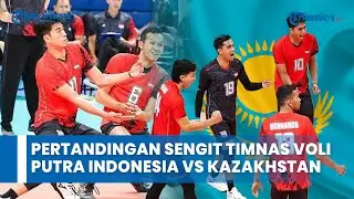 Persiapan Pertandingan Sengit Timnas Voli Putra Indonesia vs Kazakhstan di AVC Challenge Cup 2023