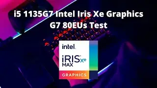 i5 1135G7 Intel Iris Xe Graphics G7 80EUs Test