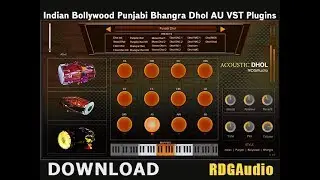 Acoustic Dhol RDGAudio AU VST Plugins Download Bollywood Punjabi Indian Dhol VST