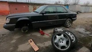 I installed R18s on my Mercedes W124 !!!DON'T DO THIS watch the video !!!