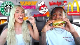 Eating The MOST POPULAR Food Items On Fast Food Restaurants Menus!