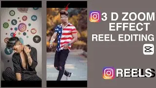 How to make 3d photo reel | 3d zoom effect | Capcut 3d edit | 3d effect video editing app |