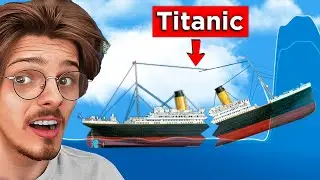 J'ai simulé le naufrage du Titanic... (avec un vrai Tsunami)