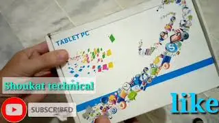 Tablet unboxing