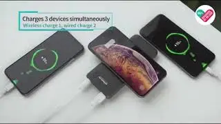 NILLKIN 3IN1 POWERBANK, WIRELESS CHARGER & PHONE STAND