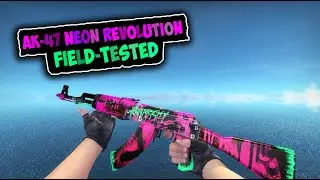 CSGO - AK-47 Neon Revolution Showcase + Gameplay (1080p60)