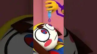 Are you afraid of eye drops Pomni and Jax - The amazing Digital Circus