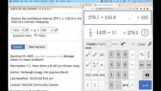 Write a Confidence Interval in Different Forms