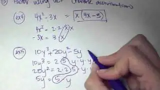 GCF Factoring