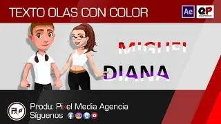 Tutorial / Texto olas con colores - After Effects 2҉0҉1҉8 🔺