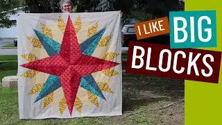 🔷 LARGE SCALE PAPER PIECING - MAKE IT BIG 🔶 MAKE IT FAST ⏩