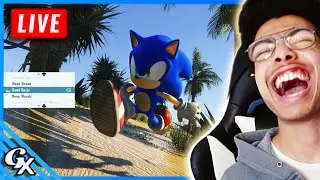 🔴SONIC FRONTIERS DLC HYPE NIGHT - PHOTO MODE, JUKEBOX, BATTEL RUSH, CYBER SPACE CHALLENGE MODE